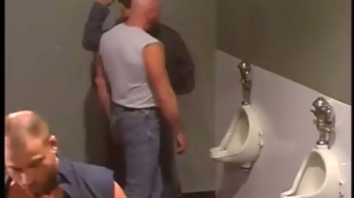 public toilet fuck fest