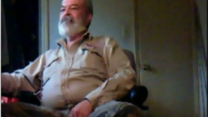 Old Redneck Watchin` Dirty Movies and Poppin` a Good Load