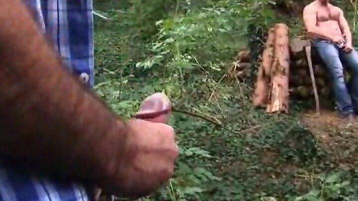 Loggers fuck in the woods
