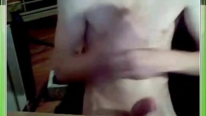 Boy jerks off on webcam
