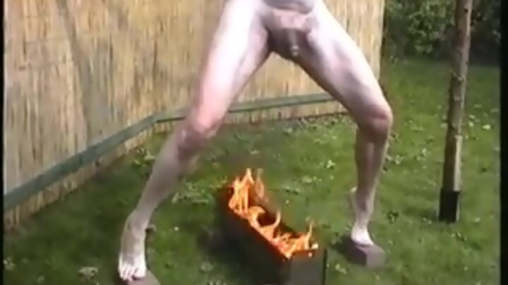 Nude Male Slave Tortured Outside In Humilating Exposure