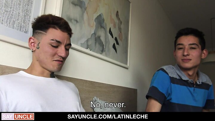 Latinleche latin stud with tattoos tops a titanic cock teenager